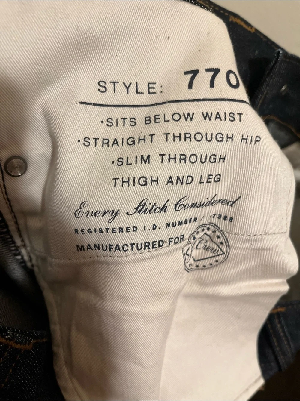 J. Crew Men's Skinny Jeans in Dark Black Wash